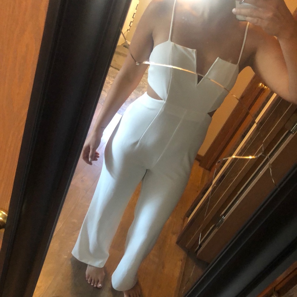 White Forever 21 Jumpsuit M NWOT